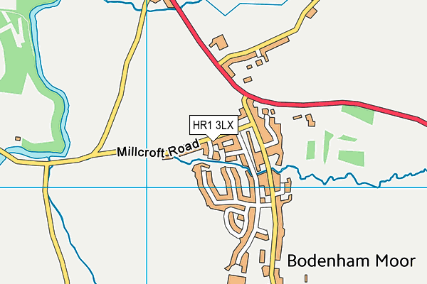 HR1 3LX map - OS VectorMap District (Ordnance Survey) HR1 3LX map - OS VectorMap District (Ordnance Survey)