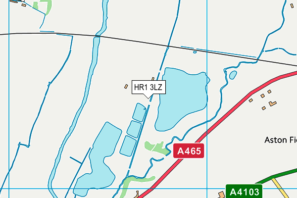 HR1 3LZ map - OS VectorMap District (Ordnance Survey) HR1 3LZ map - OS VectorMap District (Ordnance Survey)