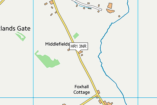 HR1 3NR map - OS VectorMap District (Ordnance Survey) HR1 3NR map - OS VectorMap District (Ordnance Survey)