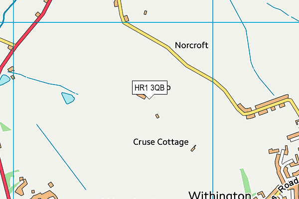 HR1 3QB map - OS VectorMap District (Ordnance Survey) HR1 3QB map - OS VectorMap District (Ordnance Survey)