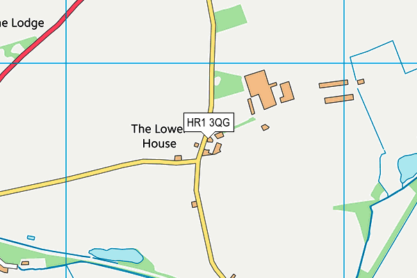 HR1 3QG map - OS VectorMap District (Ordnance Survey) HR1 3QG map - OS VectorMap District (Ordnance Survey)