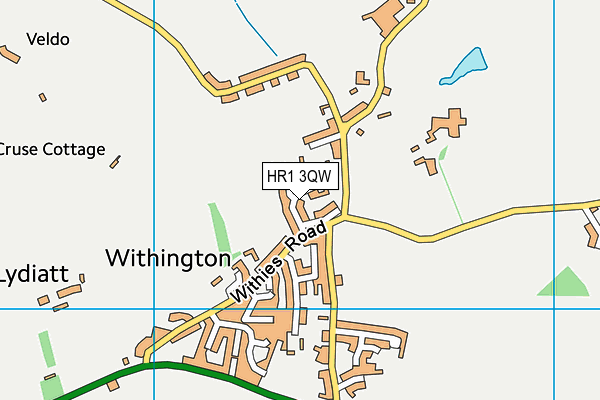 HR1 3QW map - OS VectorMap District (Ordnance Survey) HR1 3QW map - OS VectorMap District (Ordnance Survey)
