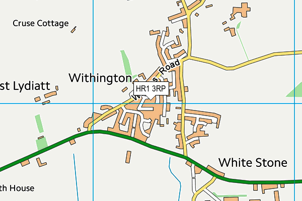 HR1 3RP map - OS VectorMap District (Ordnance Survey)