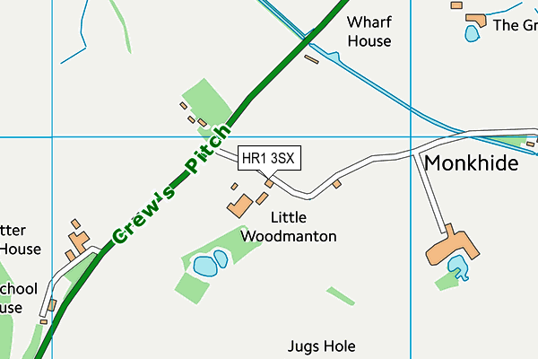 HR1 3SX map - OS VectorMap District (Ordnance Survey) HR1 3SX map - OS VectorMap District (Ordnance Survey)