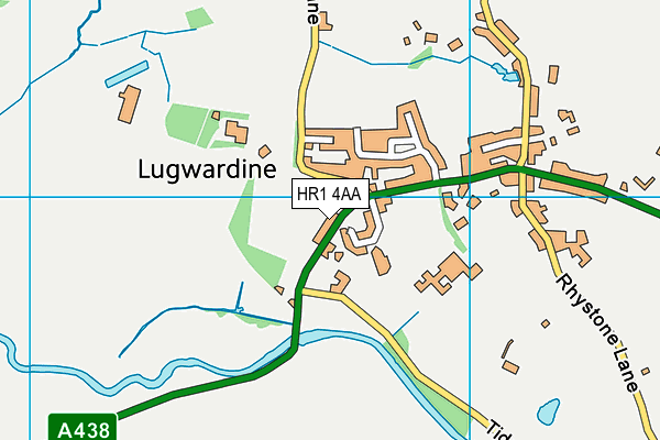 HR1 4AA map - OS VectorMap District (Ordnance Survey) HR1 4AA map - OS VectorMap District (Ordnance Survey)