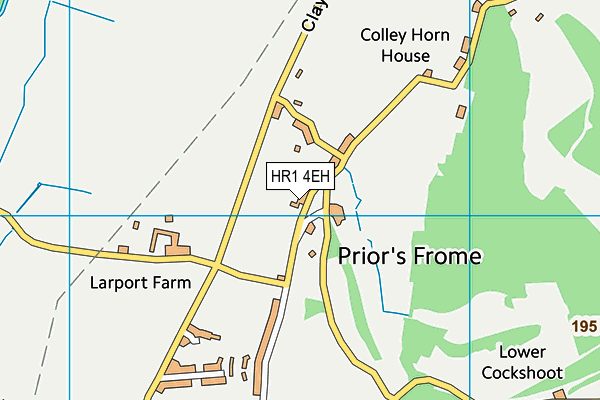 HR1 4EH map - OS VectorMap District (Ordnance Survey) HR1 4EH map - OS VectorMap District (Ordnance Survey)
