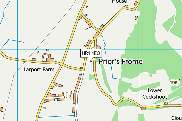 HR1 4EQ map - OS VectorMap District (Ordnance Survey) HR1 4EQ map - OS VectorMap District (Ordnance Survey)