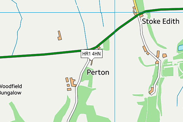 HR1 4HN map - OS VectorMap District (Ordnance Survey)