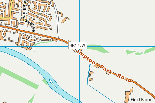 HR1 4JW map - OS VectorMap District (Ordnance Survey) HR1 4JW map - OS VectorMap District (Ordnance Survey)