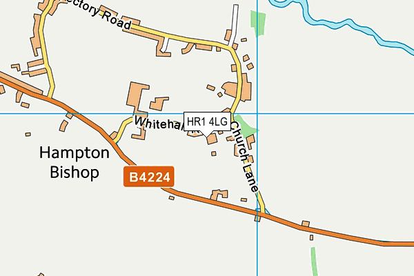 HR1 4LG map - OS VectorMap District (Ordnance Survey) HR1 4LG map - OS VectorMap District (Ordnance Survey)