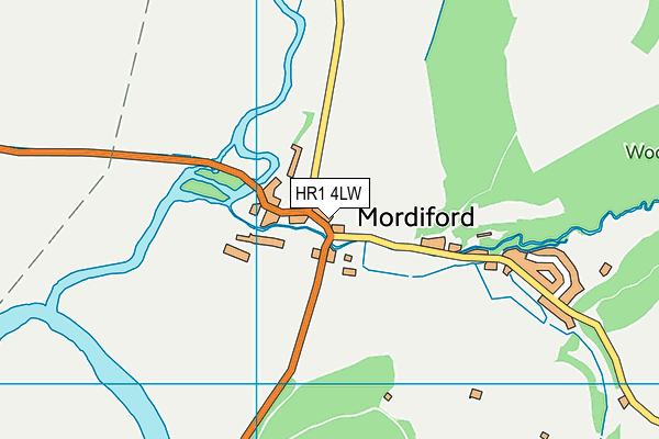 HR1 4LW map - OS VectorMap District (Ordnance Survey) HR1 4LW map - OS VectorMap District (Ordnance Survey)