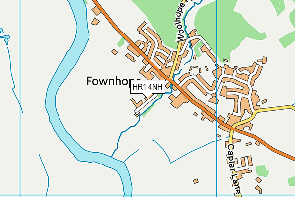 HR1 4NH map - OS VectorMap District (Ordnance Survey) HR1 4NH map - OS VectorMap District (Ordnance Survey)