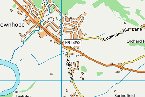 HR1 4PQ map - OS VectorMap District (Ordnance Survey) HR1 4PQ map - OS VectorMap District (Ordnance Survey)