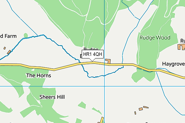 HR1 4QH map - OS VectorMap District (Ordnance Survey) HR1 4QH map - OS VectorMap District (Ordnance Survey)