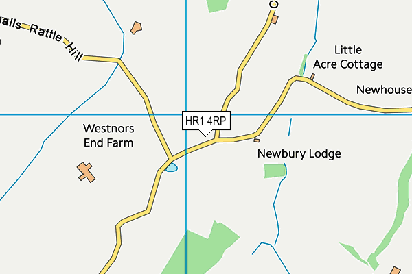HR1 4RP map - OS VectorMap District (Ordnance Survey) HR1 4RP map - OS VectorMap District (Ordnance Survey)