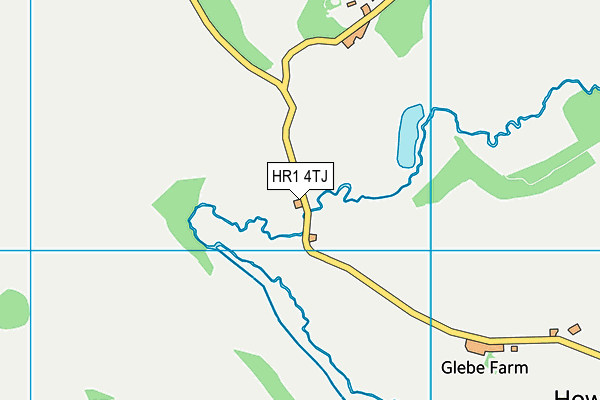 HR1 4TJ map - OS VectorMap District (Ordnance Survey) HR1 4TJ map - OS VectorMap District (Ordnance Survey)