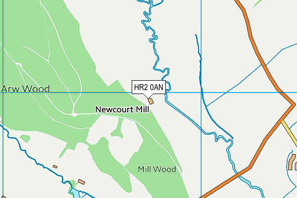 HR2 0AN map - OS VectorMap District (Ordnance Survey) HR2 0AN map - OS VectorMap District (Ordnance Survey)