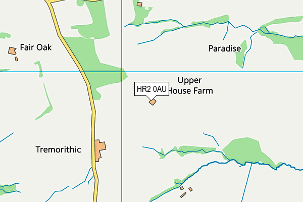 HR2 0AU map - OS VectorMap District (Ordnance Survey) HR2 0AU map - OS VectorMap District (Ordnance Survey)