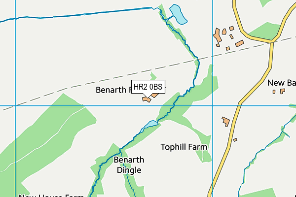 HR2 0BS map - OS VectorMap District (Ordnance Survey) HR2 0BS map - OS VectorMap District (Ordnance Survey)