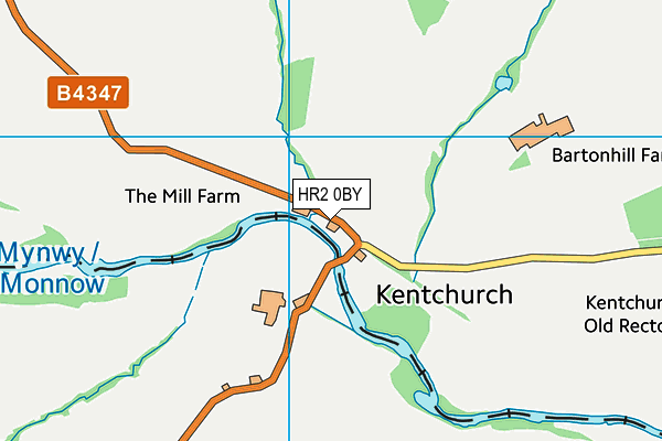 HR2 0BY map - OS VectorMap District (Ordnance Survey) HR2 0BY map - OS VectorMap District (Ordnance Survey)