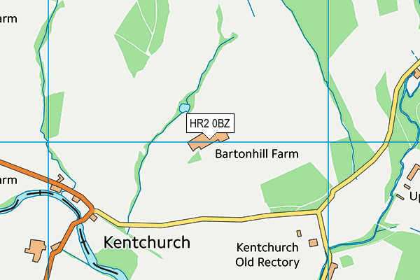 HR2 0BZ map - OS VectorMap District (Ordnance Survey) HR2 0BZ map - OS VectorMap District (Ordnance Survey)