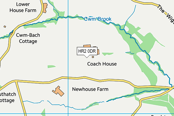 HR2 0DR map - OS VectorMap District (Ordnance Survey) HR2 0DR map - OS VectorMap District (Ordnance Survey)