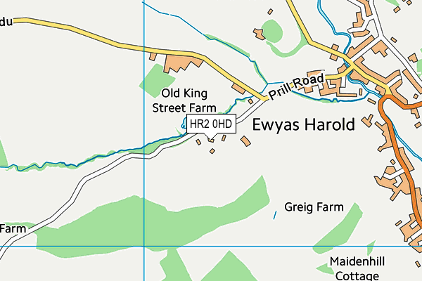 HR2 0HD map - OS VectorMap District (Ordnance Survey) HR2 0HD map - OS VectorMap District (Ordnance Survey)