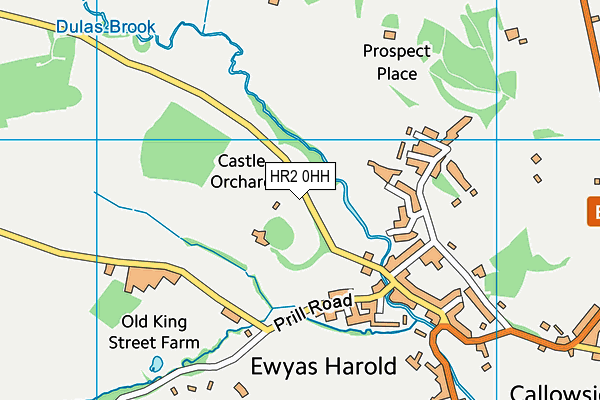 HR2 0HH map - OS VectorMap District (Ordnance Survey) HR2 0HH map - OS VectorMap District (Ordnance Survey)