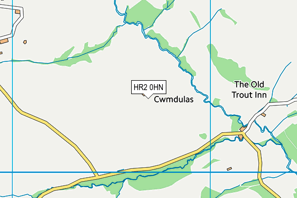 HR2 0HN map - OS VectorMap District (Ordnance Survey) HR2 0HN map - OS VectorMap District (Ordnance Survey)