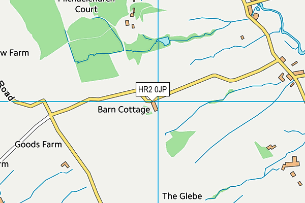 HR2 0JP map - OS VectorMap District (Ordnance Survey) HR2 0JP map - OS VectorMap District (Ordnance Survey)