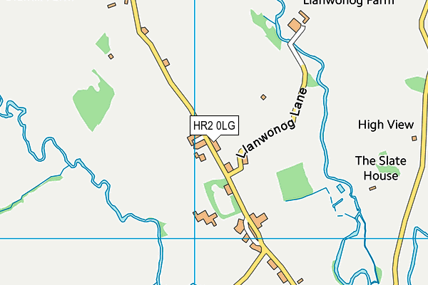 HR2 0LG map - OS VectorMap District (Ordnance Survey) HR2 0LG map - OS VectorMap District (Ordnance Survey)