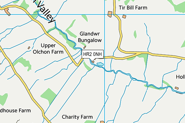 HR2 0NH map - OS VectorMap District (Ordnance Survey) HR2 0NH map - OS VectorMap District (Ordnance Survey)