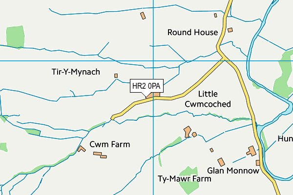 HR2 0PA map - OS VectorMap District (Ordnance Survey) HR2 0PA map - OS VectorMap District (Ordnance Survey)
