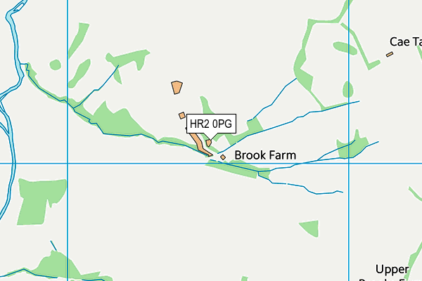 HR2 0PG map - OS VectorMap District (Ordnance Survey) HR2 0PG map - OS VectorMap District (Ordnance Survey)