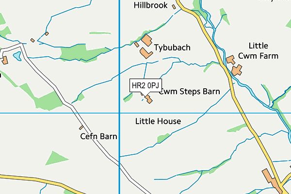 HR2 0PJ map - OS VectorMap District (Ordnance Survey) HR2 0PJ map - OS VectorMap District (Ordnance Survey)