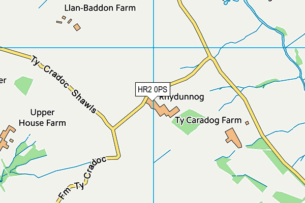 HR2 0PS map - OS VectorMap District (Ordnance Survey) HR2 0PS map - OS VectorMap District (Ordnance Survey)