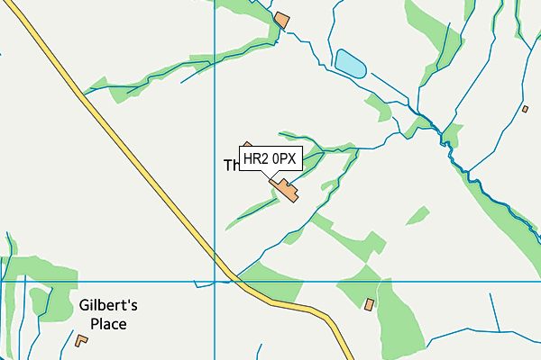 HR2 0PX map - OS VectorMap District (Ordnance Survey) HR2 0PX map - OS VectorMap District (Ordnance Survey)