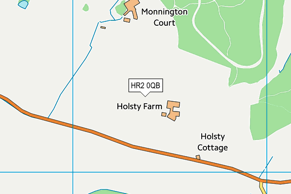 HR2 0QB map - OS VectorMap District (Ordnance Survey) HR2 0QB map - OS VectorMap District (Ordnance Survey)