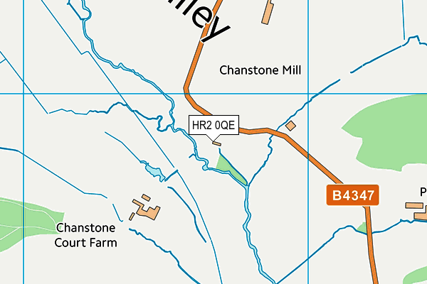 HR2 0QE map - OS VectorMap District (Ordnance Survey) HR2 0QE map - OS VectorMap District (Ordnance Survey)