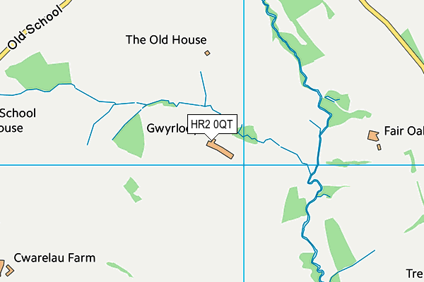 HR2 0QT map - OS VectorMap District (Ordnance Survey) HR2 0QT map - OS VectorMap District (Ordnance Survey)