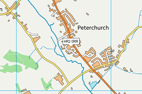 HR2 0RR map - OS VectorMap District (Ordnance Survey) HR2 0RR map - OS VectorMap District (Ordnance Survey)