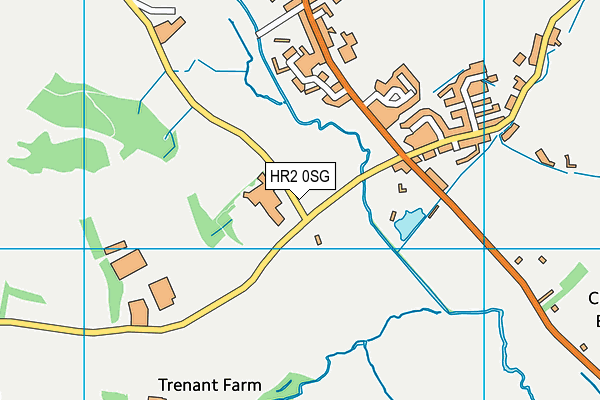 HR2 0SG map - OS VectorMap District (Ordnance Survey) HR2 0SG map - OS VectorMap District (Ordnance Survey)