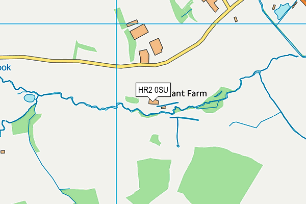 HR2 0SU map - OS VectorMap District (Ordnance Survey) HR2 0SU map - OS VectorMap District (Ordnance Survey)