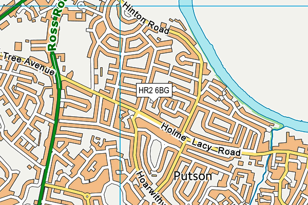 HR2 6BG map - OS VectorMap District (Ordnance Survey) HR2 6BG map - OS VectorMap District (Ordnance Survey)