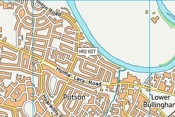 HR2 6DT map - OS VectorMap District (Ordnance Survey) HR2 6DT map - OS VectorMap District (Ordnance Survey)