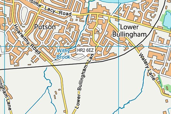HR2 6EZ map - OS VectorMap District (Ordnance Survey) HR2 6EZ map - OS VectorMap District (Ordnance Survey)