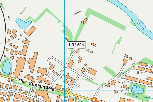 HR2 6FN map - OS VectorMap District (Ordnance Survey) HR2 6FN map - OS VectorMap District (Ordnance Survey)