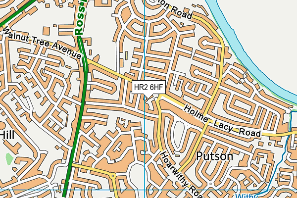 HR2 6HF map - OS VectorMap District (Ordnance Survey) HR2 6HF map - OS VectorMap District (Ordnance Survey)