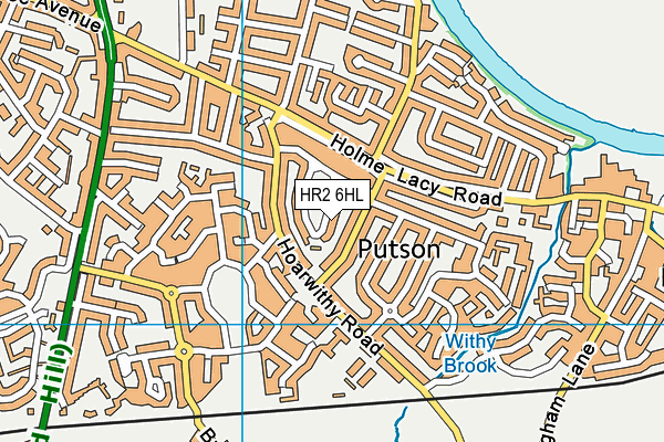 HR2 6HL map - OS VectorMap District (Ordnance Survey) HR2 6HL map - OS VectorMap District (Ordnance Survey)