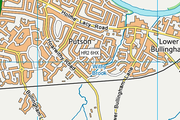 HR2 6HX map - OS VectorMap District (Ordnance Survey) HR2 6HX map - OS VectorMap District (Ordnance Survey)